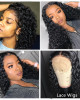 Water Wave 13x6 Lace Frontal Wigs Virgin Human Hair Pre Plucked