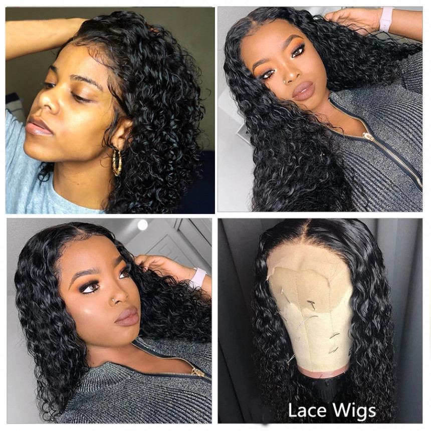 Water Wave 13x6 Lace Frontal Wigs Virgin Human Hair Pre Plucked Water Wave 13x6 Lace Frontal Wigs Virgin Human Hair Pre Plucked