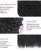 Yaki Straight Black Hair Weave Bundles Human Hair Bundles Yaki Human Hair Extension Natural Black Color