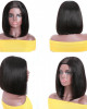 U Part Bob Wig Natural Color Brazilian Human Hair Upart Wigs