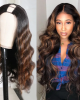 U Part Body Wave Wig Human Hair Wigs Dark Auburn 100% Human Hair Super Soft U Part Body Wave Wig Human Hair Wigs Dark Auburn 100% Human Hair Super Soft