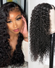 Upart Wigs Jerry Curly Human Hair Glueless Left Side U Part Wigs 100% Human Hair Super Soft