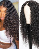 Jerry Curly U Part Wig Middle Part Unprocessed Virgin Hair Wigs 150% Density Natural Color Glueless Wigs