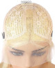 613 Blonde Color T Part Wig Straight Hair Human Hair Wigs