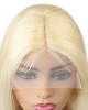 613 Blonde Color Body Wave Wig T-Part Braided Lace Wigs Human Hair Wigs