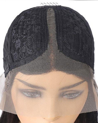 Loose Deep Wave Hair T-part Lace Front Wig 100% Virgin Human Hair Wigs