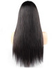 Straight Hair T-Part Lace Front Wig 10A Grade Virgin Remy Human Hair Wigs