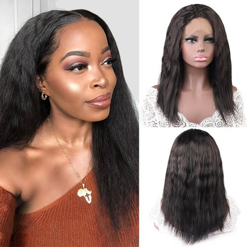 Wet and Wavy Braided Lace Part Human Hair Wig