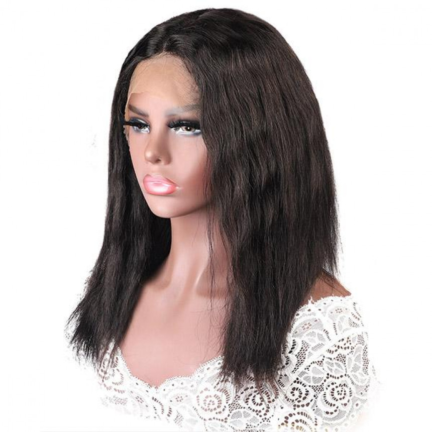 Wet and Wavy Braided Lace Part Human Hair Wig