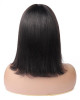 Straight Hair Machine Made Short Bob 100% Human Hair With Bangs Straight Hair Machine Made Short Bob 100% Human Hair With Bangs